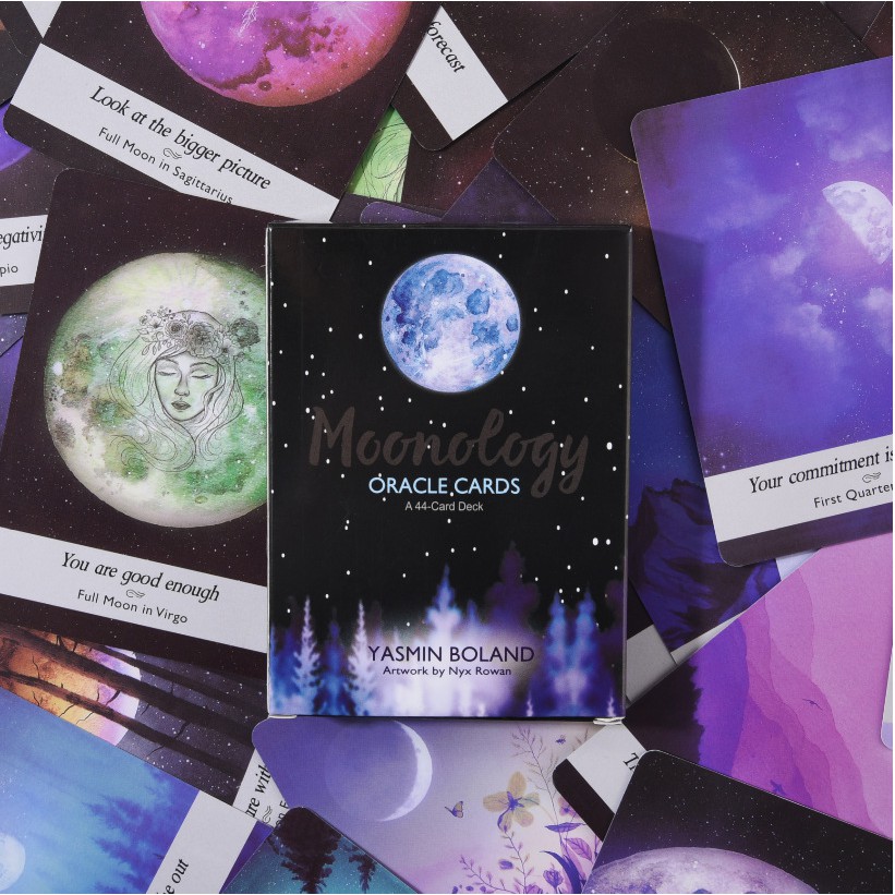 Moonology Oracle Tarot Cards Box Game English Tarot Deck Table Card Board Games Party Playing Cards Entertainment Family