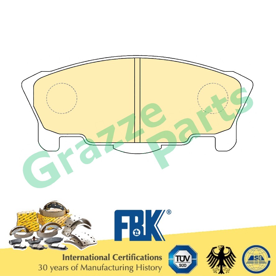 FBK Disc Brake Pad Front for FD0026S Perodua Kancil Turbo 