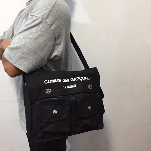 Comme Des Garçons X 10 Corso Como Bag Canvas Junya Watanabe Homme Black |  Shopee Malaysia