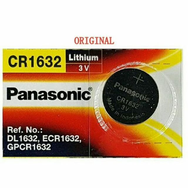 ORIGINAL PANASONIC CR1632 LITHIUM BATTERY WHOLESALE | Shopee Malaysia