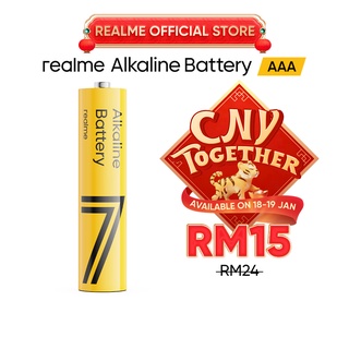 realme Alkaline Battery Large Capacity High-Efficiency Cell Double Leak-proof Design - AA/AAA (10 Pcs)