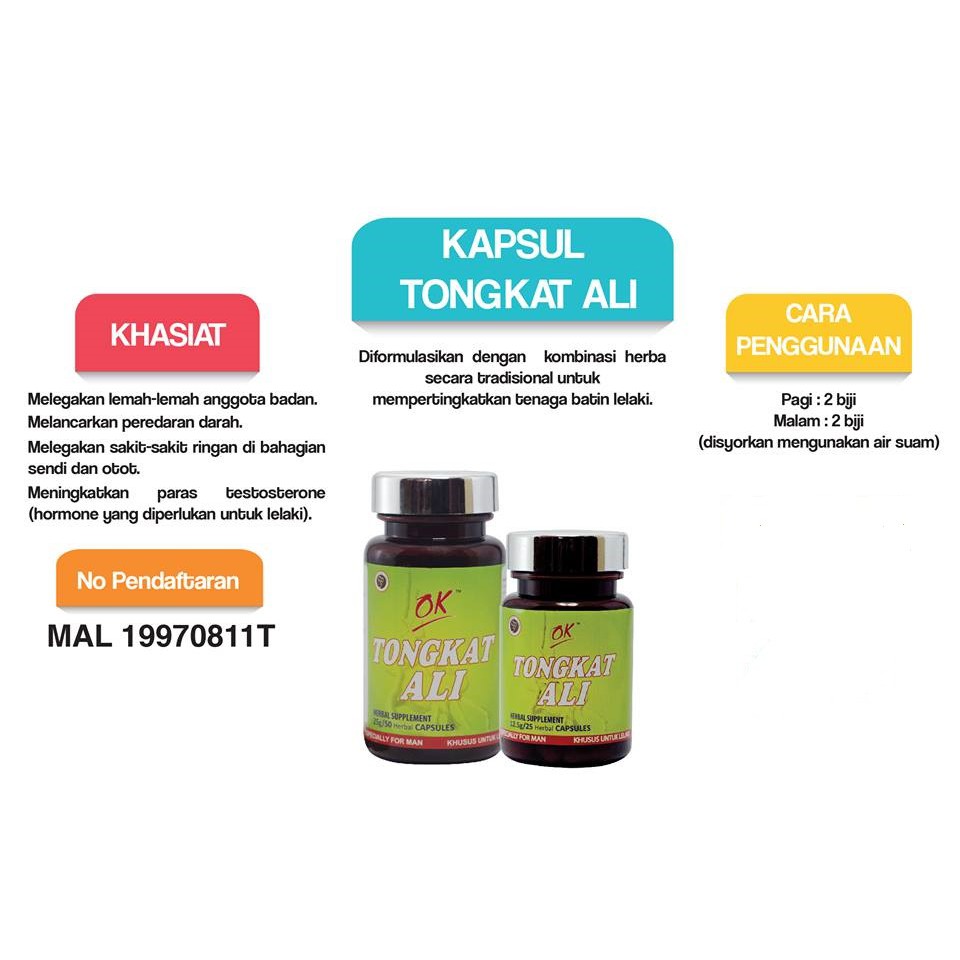 Orang Kampung Kapsul Tongkat Ali Capsules Free Gift Malaysia