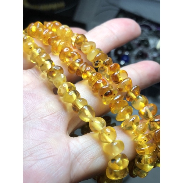 Natural Amber Iregular Shape Bracelet 5 7mm Shopee Malaysia