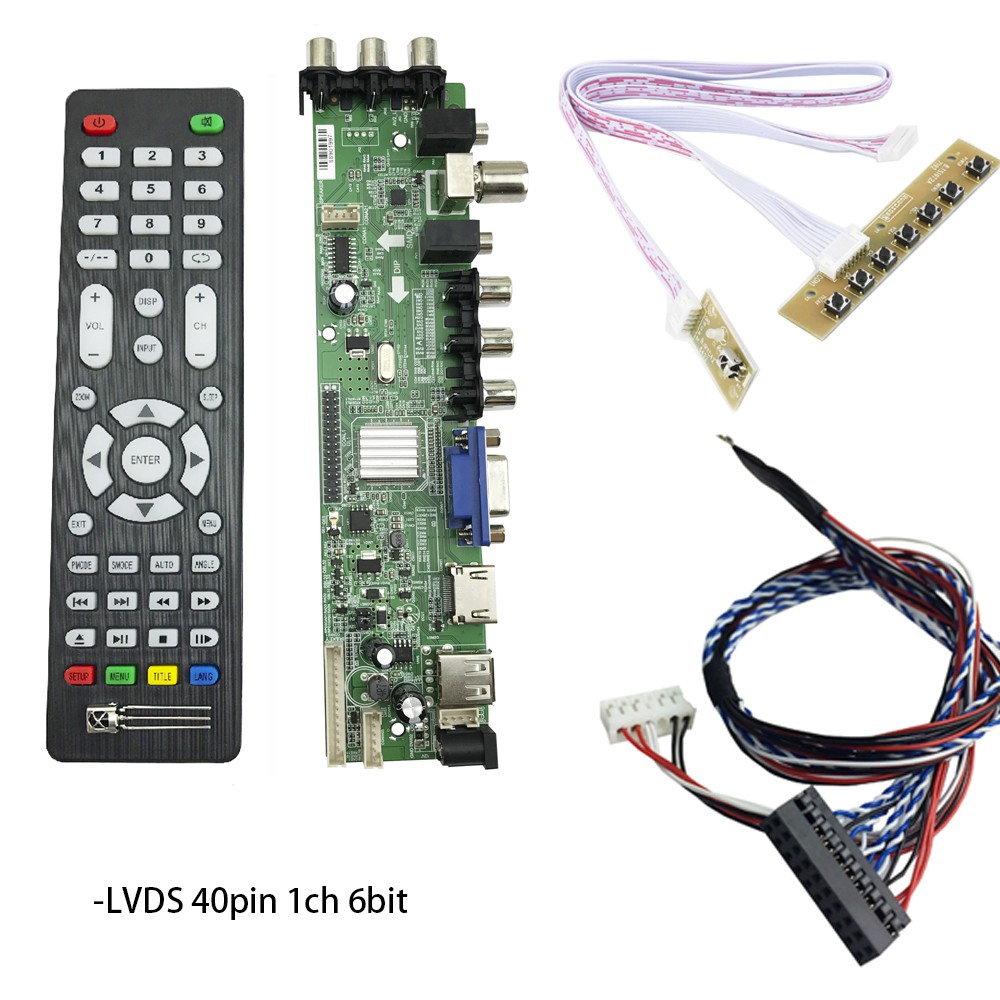 digital tv board d3663lua ds a8 Universal LCD Driver Board ...