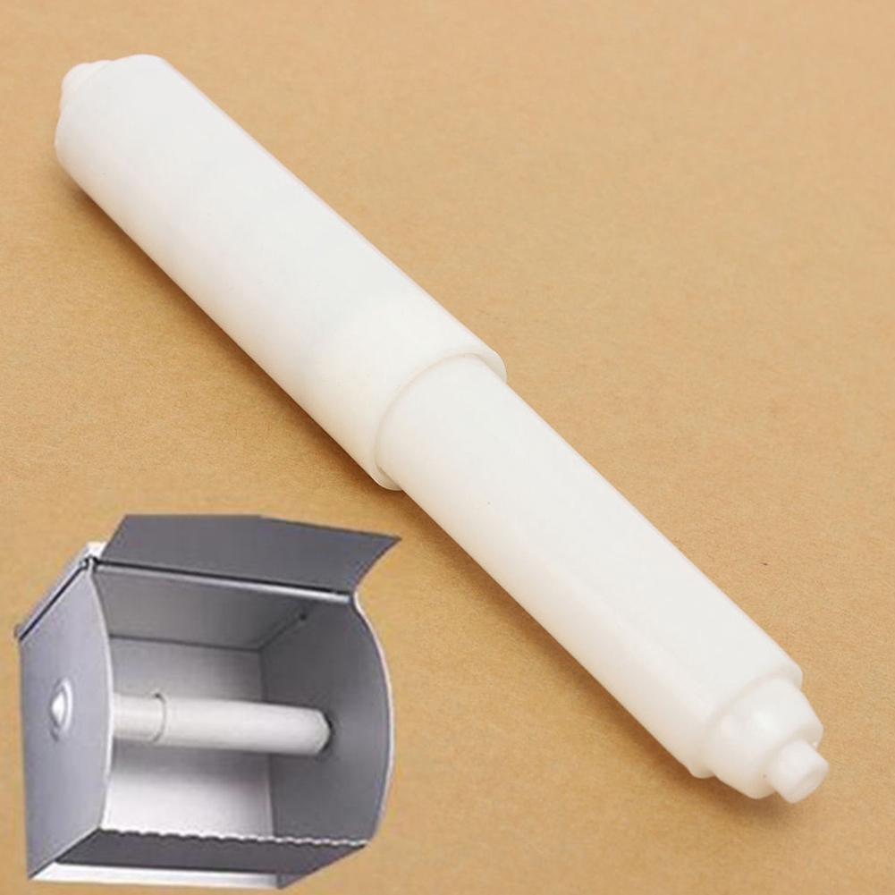 Details about   White Replacement Toilet Paper Roll Holder Roller Spindle Spring hot 