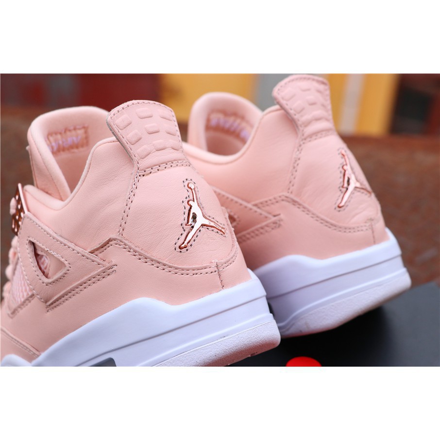 rose gold jordan shoes