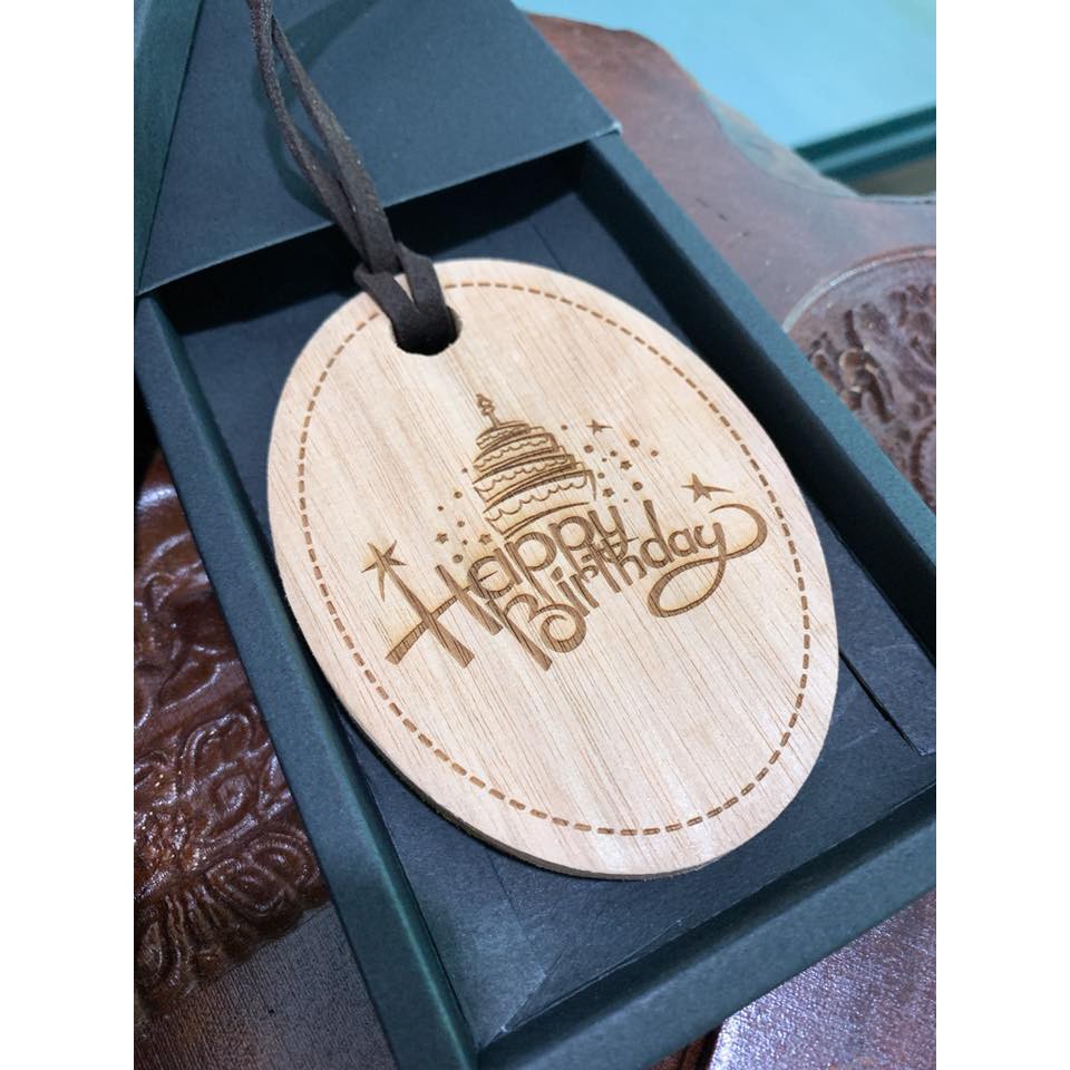 Wooden Luggage Tag （Customized Item )