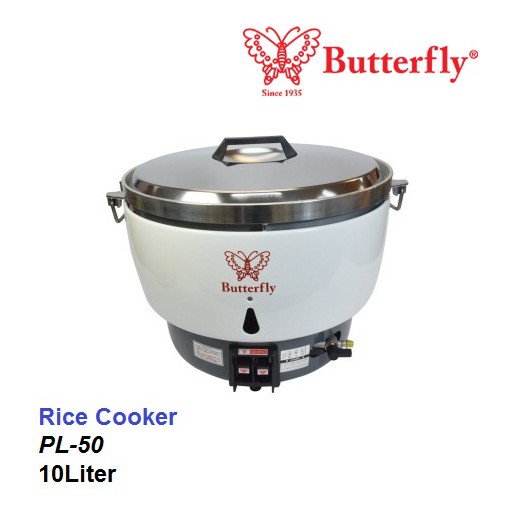 BUTTERFLY PL50 Automatic Commercial Rice Gas Cooker 10L Shopee Malaysia
