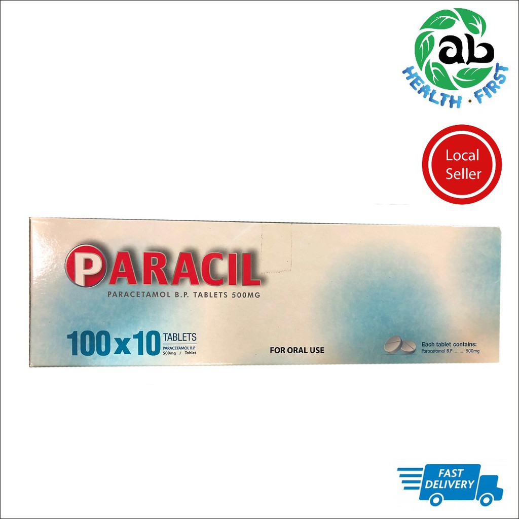 Buy Paracil Paracetamol 500mg 1 X 10 S Seetracker Malaysia