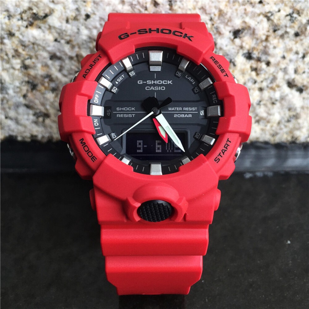 casio watch red color