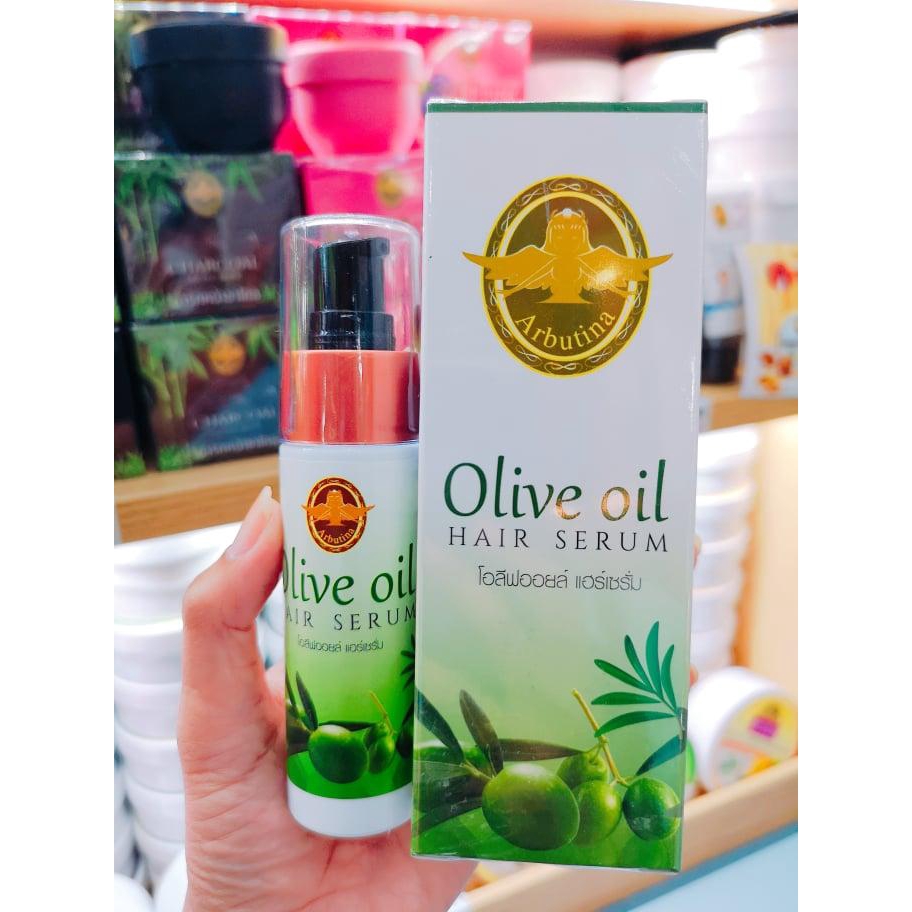 ARBUTINA Olive Oil Hair Serum Form Thailand Shopee Malaysia