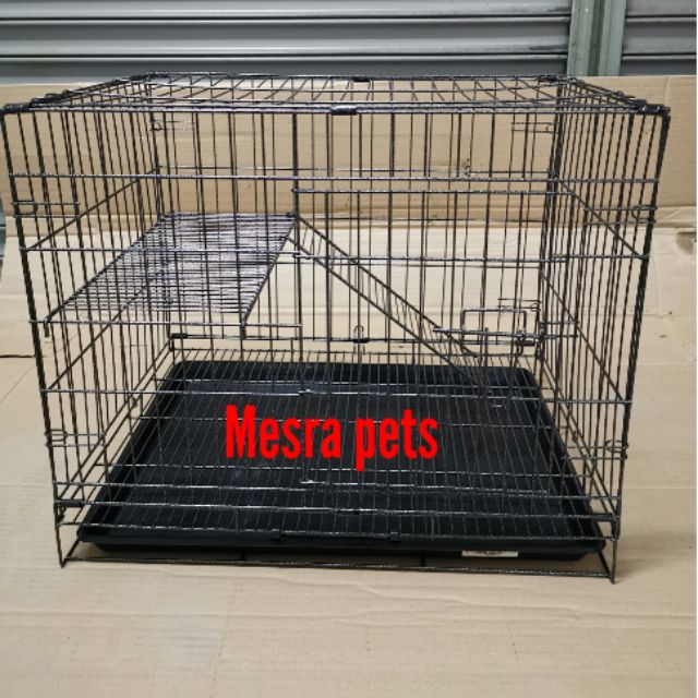 Ready Stok Sangkar Kucing 2 Kaki 1 Tingkat Cat Cage 1 Level Shopee Malaysia