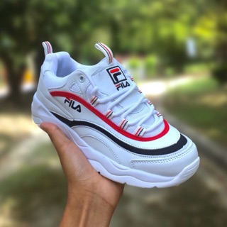 fila ray white red
