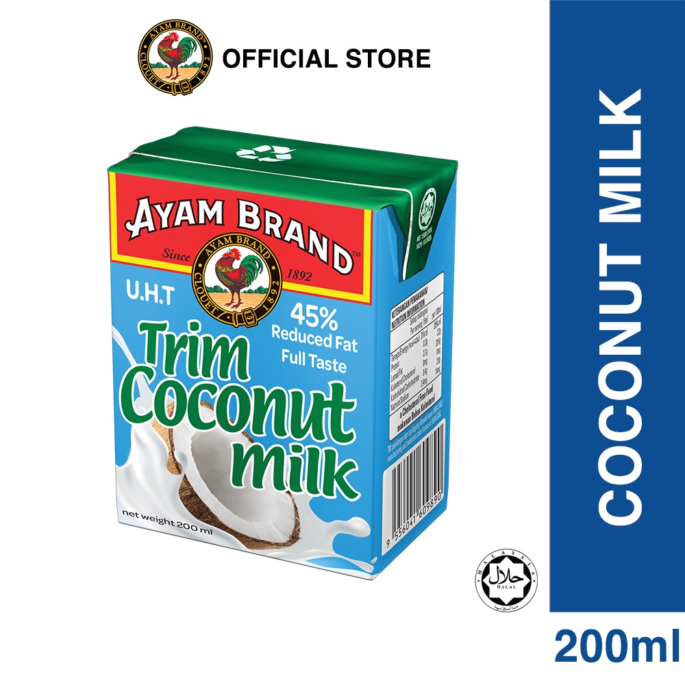 Ayam Brand Coconut Milk TRIM 200ml Shopee Malaysia