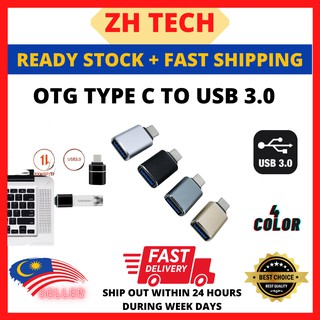 OTG Type C Male To USB 3.0 Female Data Sync Adapter Converter For Phone Macbook Pendrive Tablet Game Console