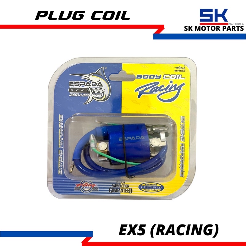 Plug Coil Racing Ex5/Ex5 Dream/Wave100/Wave125/KRISS100/KRISS110 ESPADA