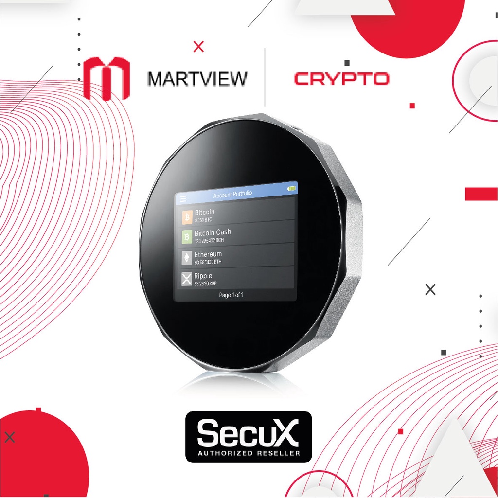 Ready Stock Original SecuX V20 Crypto Hardware Wallet