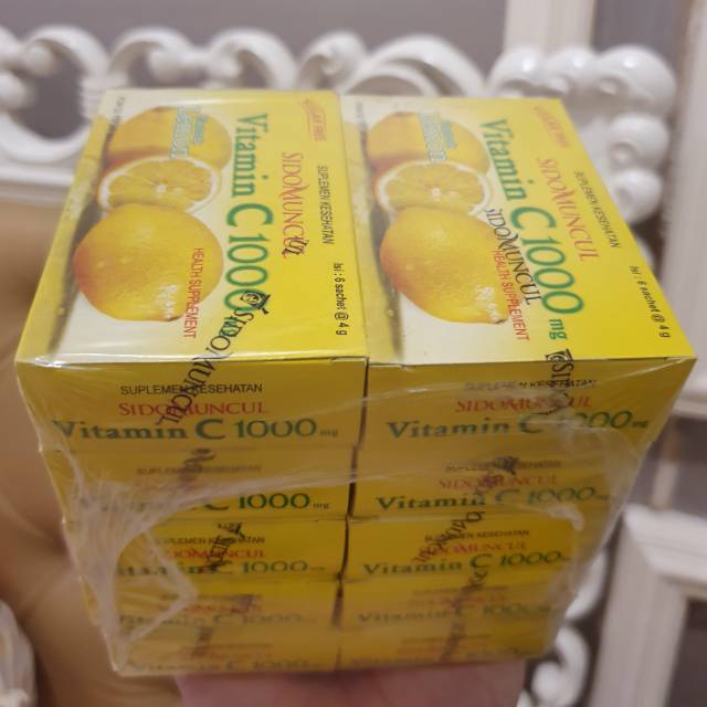 Save Package 1 Bendel Contents 10box Sidomuncul Vitamin C 1000mg Original Seal Factory Promo Price Super Paket Hemat 1 Bendel Isi 10box Sidomuncul Vitamin C 1000mg Segel Original Pabrik Promo Harga