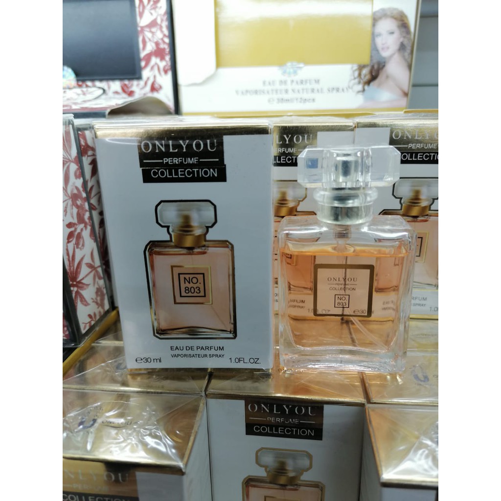 Only You Perfume Collection No 803 Edp 30ml Shopee Malaysia