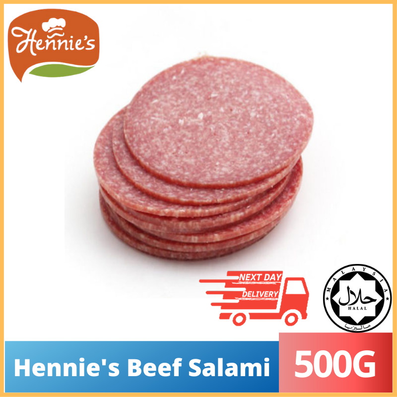 Hennie S Brand Beef Salami 500g Shopee Malaysia