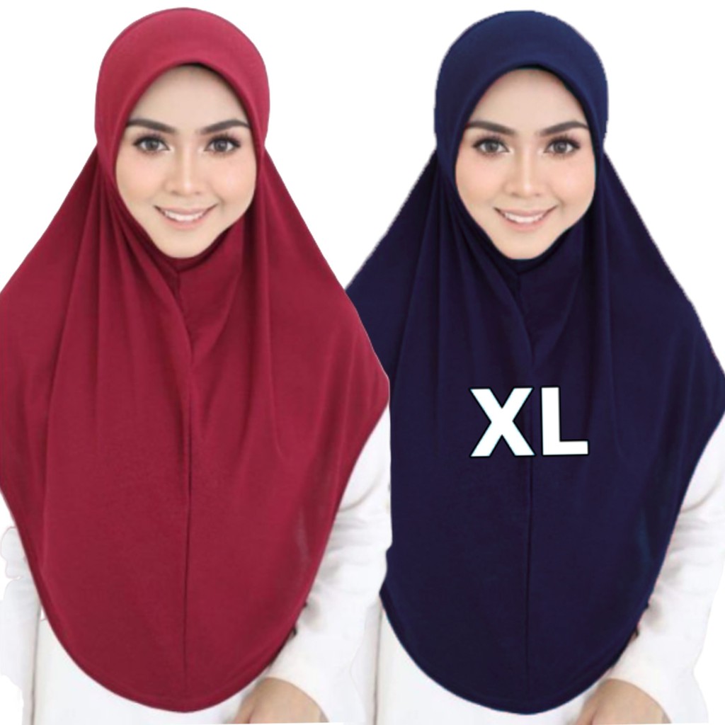  Tudung  Moss crepe Labuh XL Awning Scuba Shopee Malaysia 