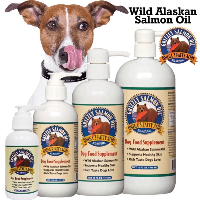 wild alaskan salmon oil dog food supplement