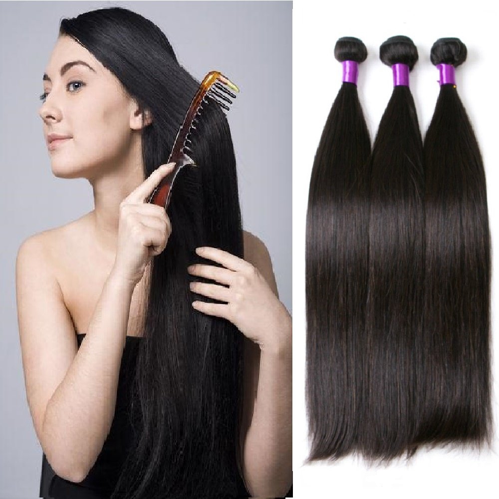Straight Hair Extension 100g 9a Brazilian Hair Weave 12 Inch