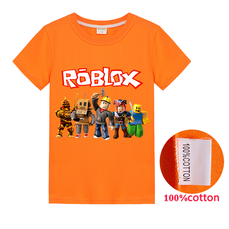 2020 Summer Roblox Children Clothes Boys T Shirt Girls Short Sleeve Kids Tops Baby Clothing Shopee Malaysia - outfit 3 girls roblox fashion 101
