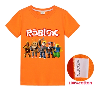 Roblox Kids T Shirt Boy Short Sleeved T Shirt For 6 14 Ages For Gamers Fans 100 Cotton Shopee Malaysia - compre roblox kids tee shirts es 6 14t kids boys girls cartoon algodón impreso t shirts tees niños ropa de diseñador ss247 a 651 del jerry111