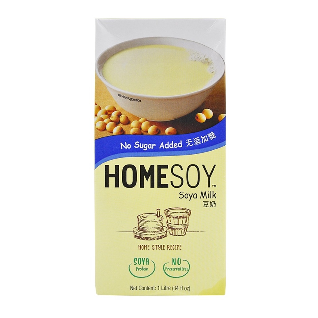 Homesoy Soya Milk No Sugar Added (1L) Shopee Malaysia