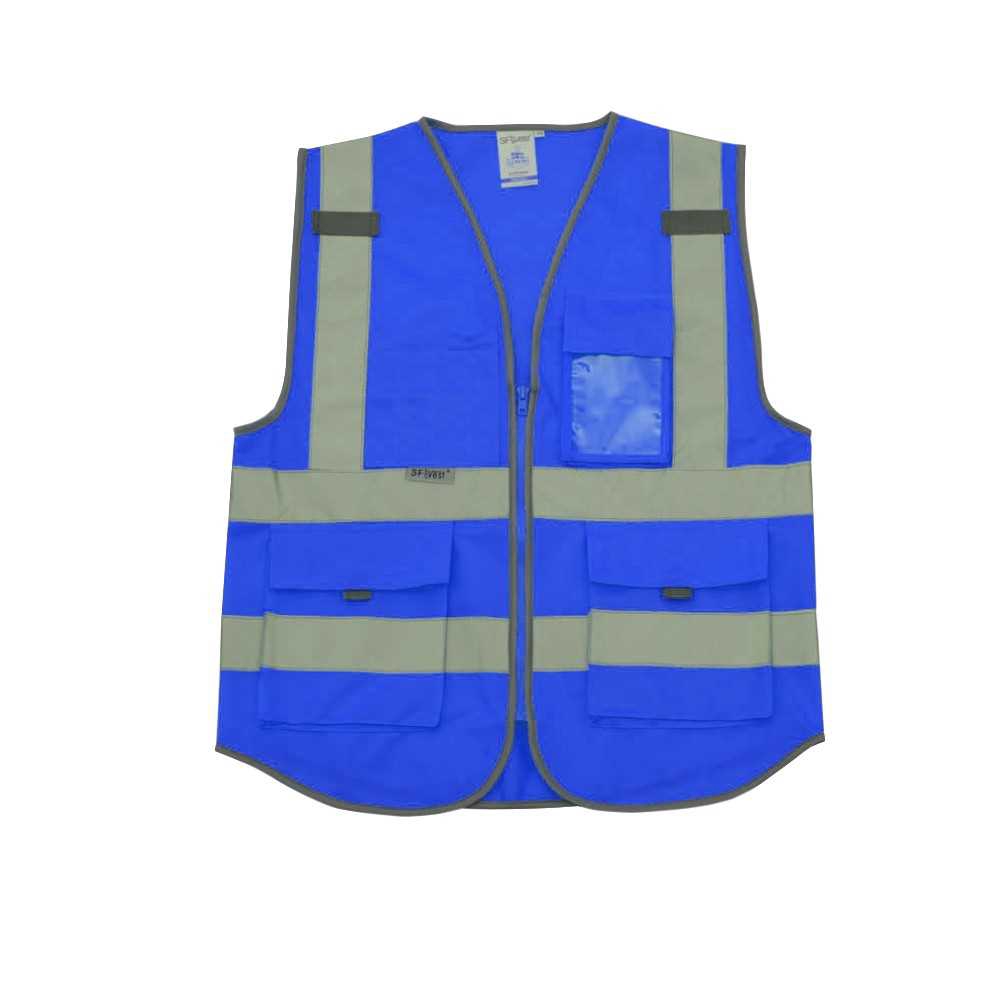 Sfvest High Visibility Reflective Safety Vest Blue Shopee Malaysia
