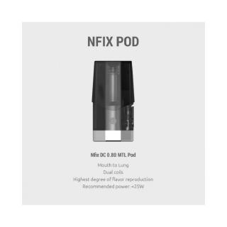 New Original SMOK NFIX Pod Starter Kit 3ML Cartridge Nfix DC 0.8ΩMTL / Nfix Mesh 0.8Ω Cartridge Nfix Cartridge