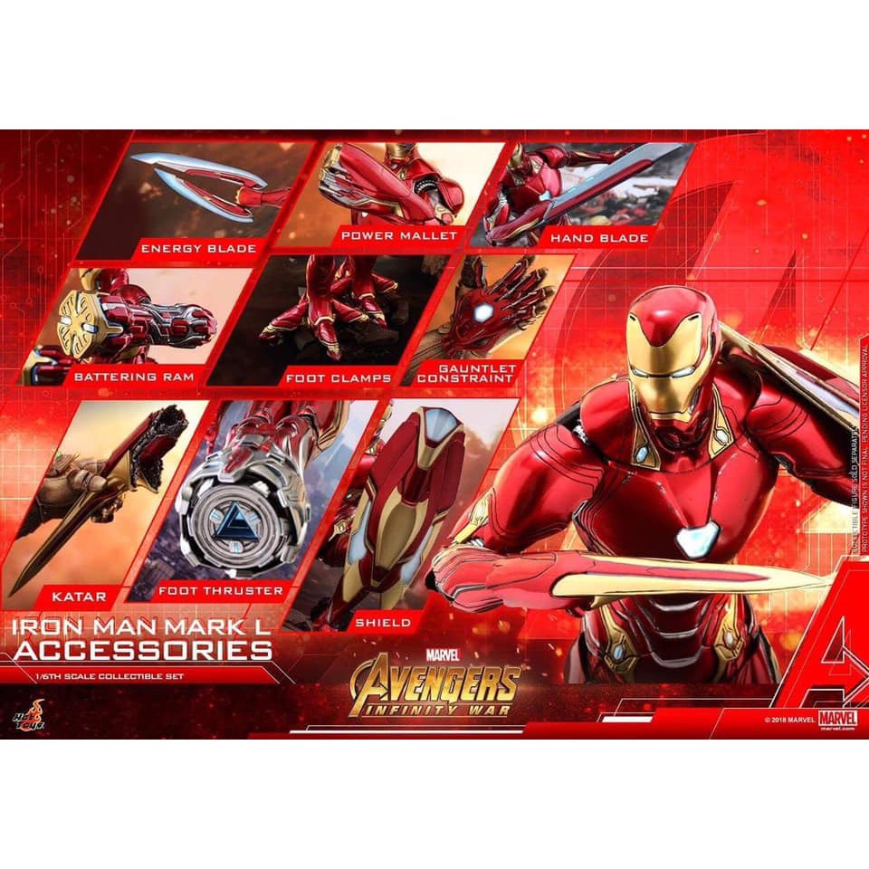 hot toys iron man accessories