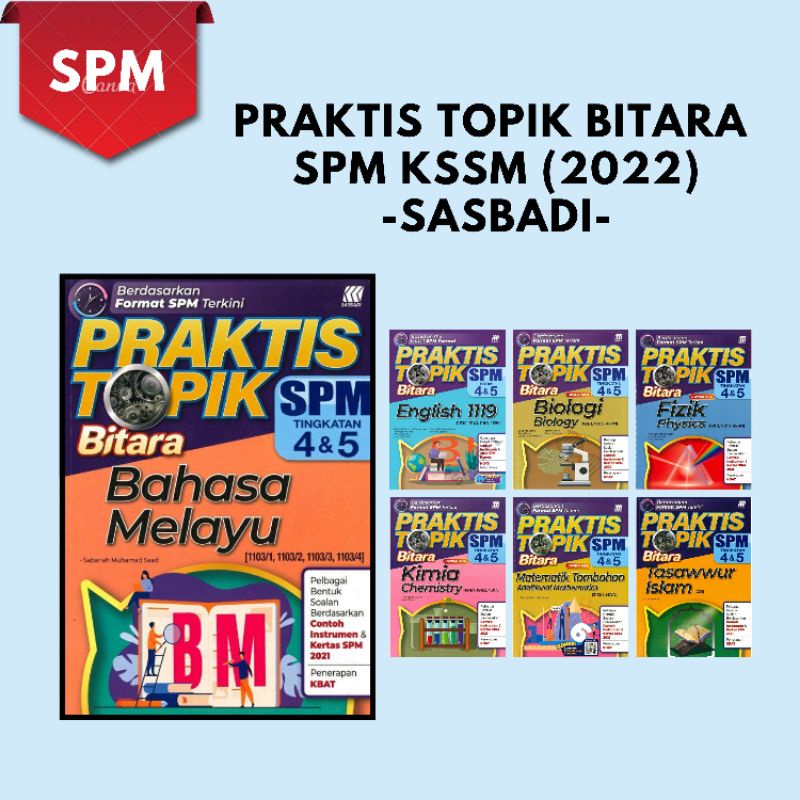 [sasbadi] Praktis Topik Bitara Spm 2022 Shopee Malaysia