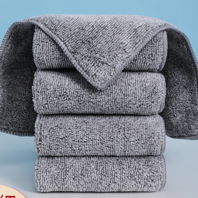 Thick bamboo charcoal dishcloth dishwashing towel kitchen cleaning