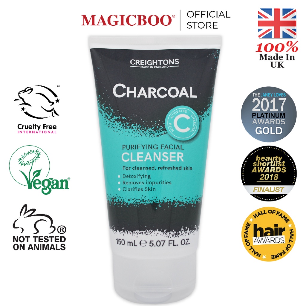 Magicboo Creightons Charcoal Purifying Face Wash 150ml Shopee Malaysia