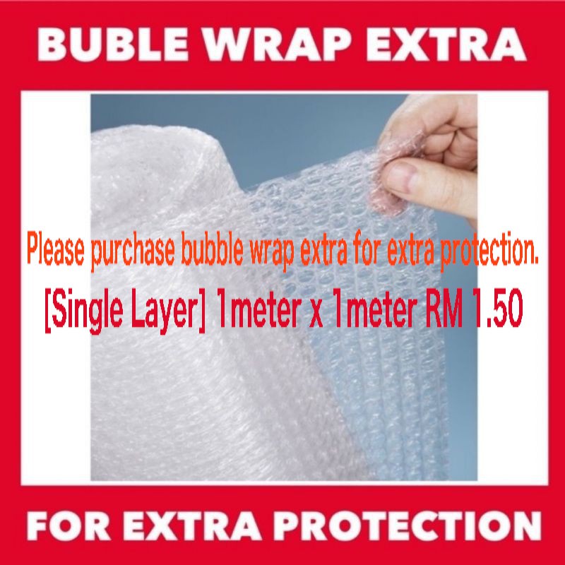 BUBBLE WRAP EXTRA TO PROTECT YOUR ITEM ‼️ [Single Layer 10MM(W)+-] 30CM ...