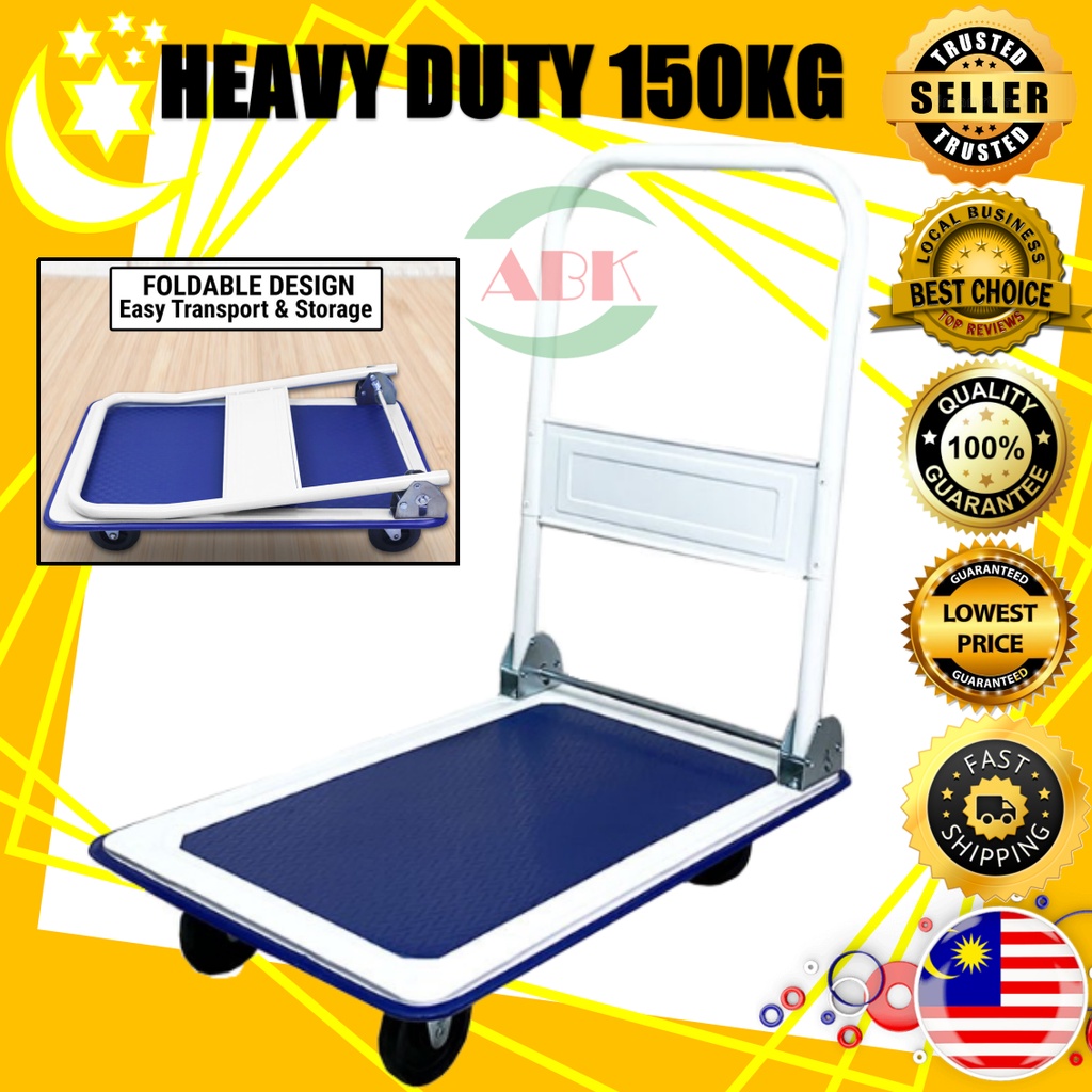 NIETZ BELWAY HEAVY DUTY 4 WHEEL HAND TRUCK TROLLEY KERETA TOLAK 4 TAYAR