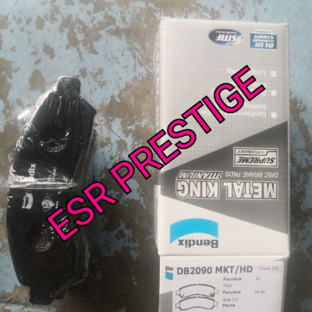 Bendix Metal King Titanium Myvi Lagi Best Icon Axia Bezza 