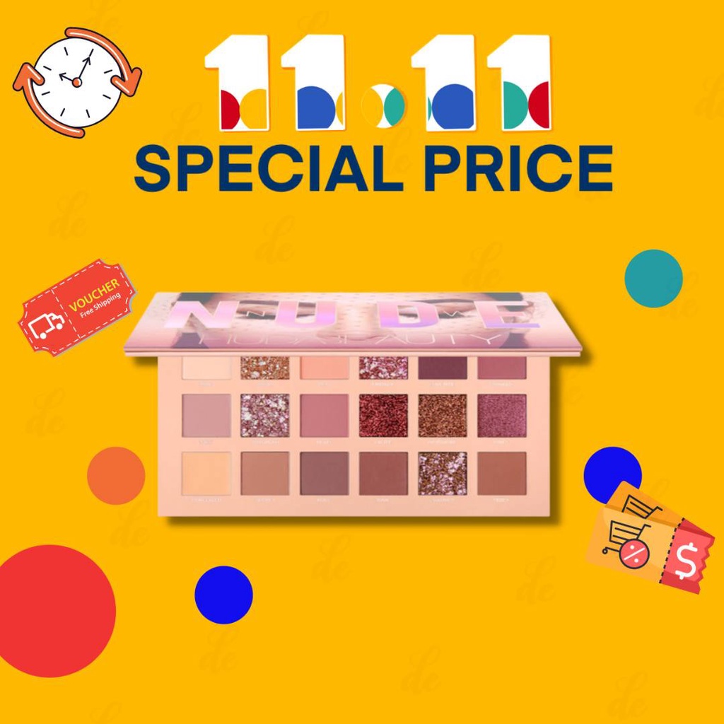 READY STOCK 🇲🇾 NEW EYESHADOW HUDAiBEAUTYu NUDE EDTION PALLETE