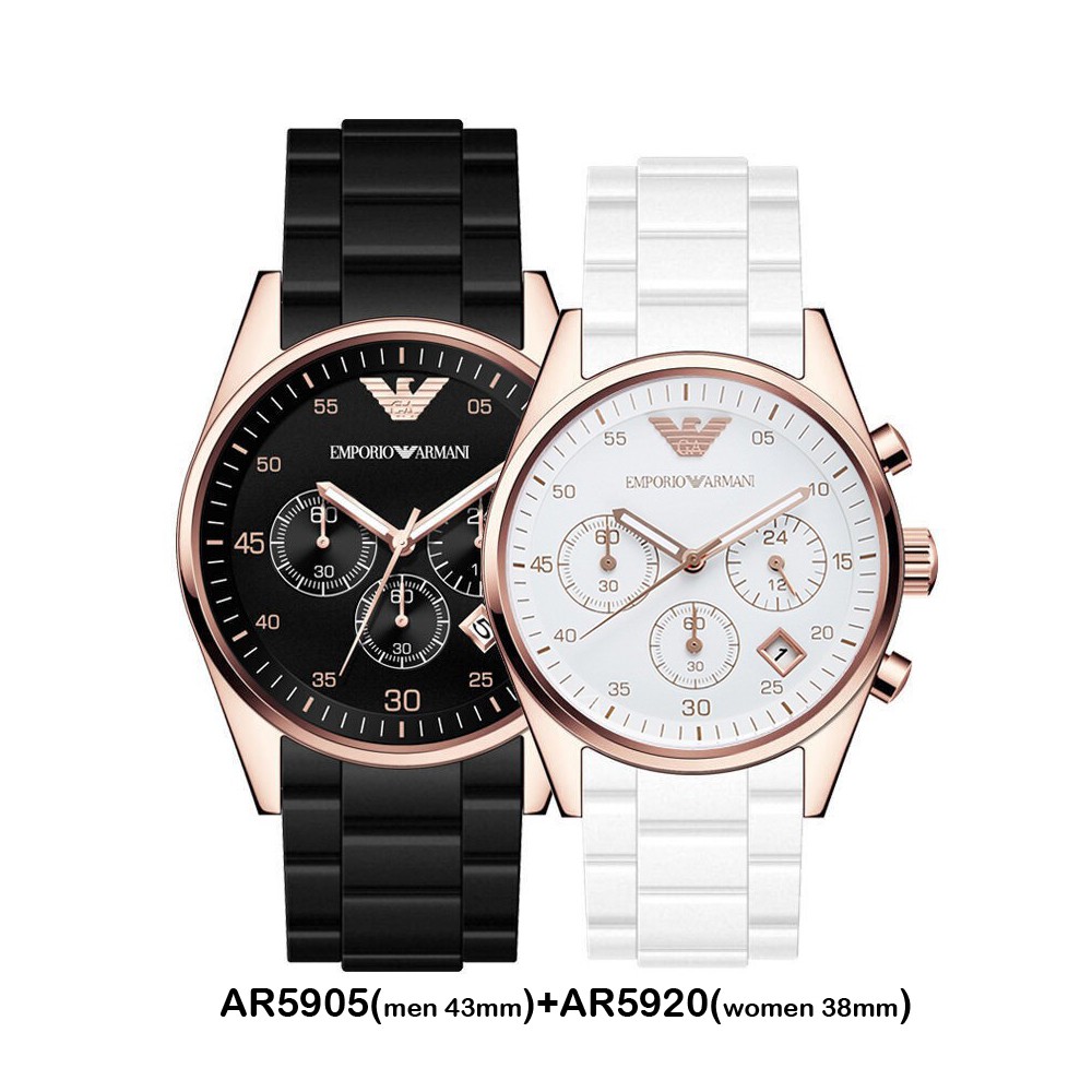 armani couple watches