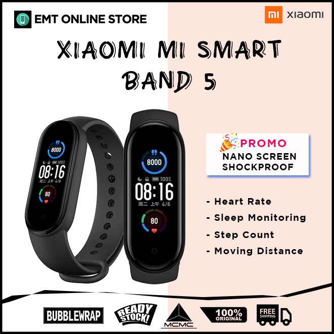Xiaomi Mi Band 5 Smart Wristband Fitness Tracker OLED Display
