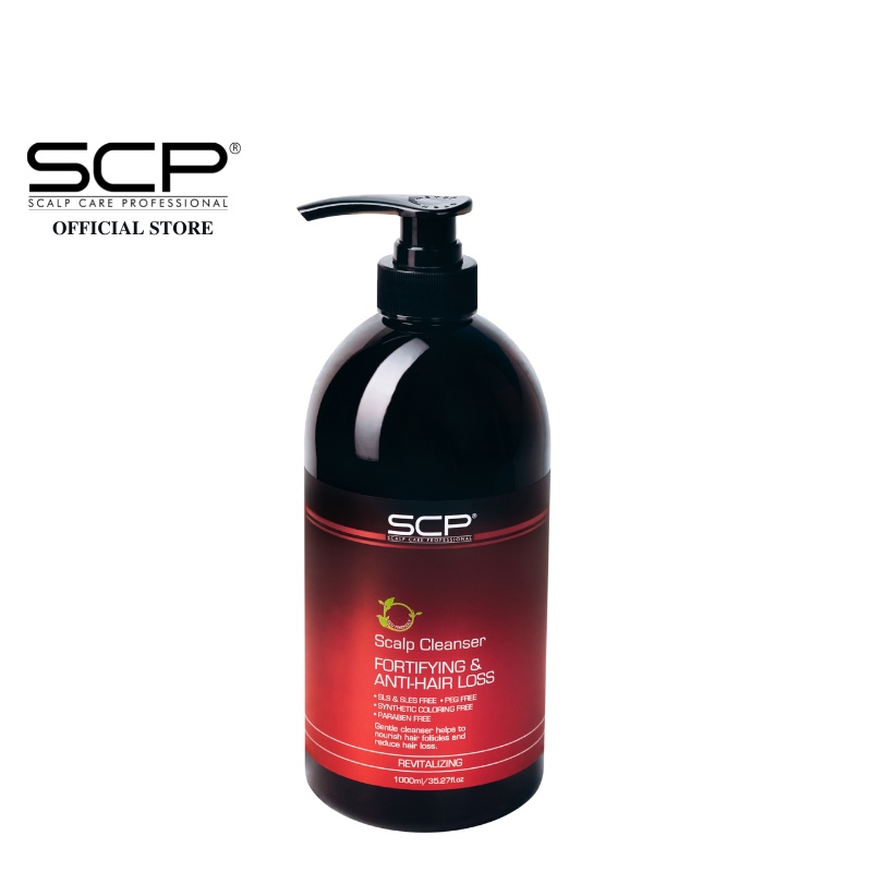 Scp Fortifying And Anti Hair Loss Scalp Cleanser Shampoo For Hair Loss Scalp 3001000ml With 3028