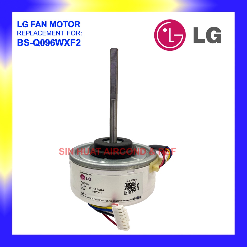 LG Indoor Fan Motor LG BSQ096WXF2 Replacement Motor Indoor Unit Fan