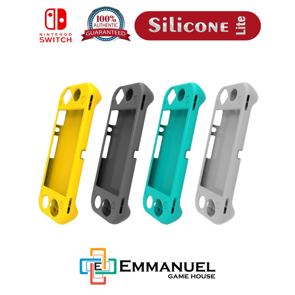 Nintendo Switch Lite Silicone Case - New - Yellow / Dark Gray / Light ...