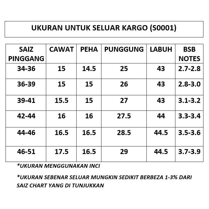 Seluar Saiz Besar Lelaki Seluar Kargo Poket Tepi Khakis Limited Edition S0001b Shopee Malaysia