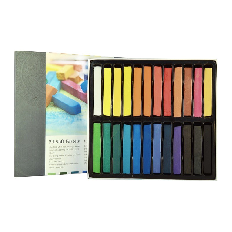 Ready Stock Phoenix 软粉彩笔粉彩棒24 色phoenix Soft Pastels Artists Pastels Art Supplies 24 Colors Shopee Malaysia