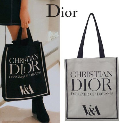 dior exhibition tote bag