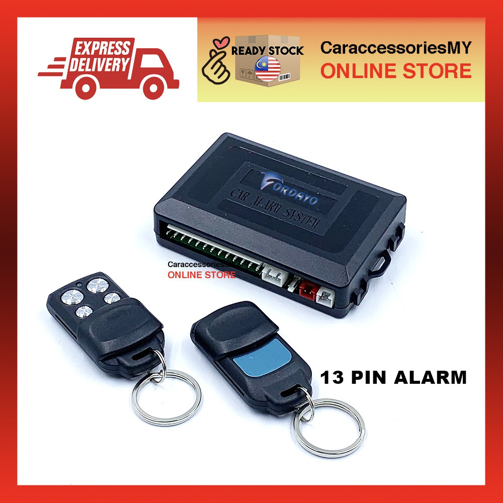 13Pin Universal Car Security Alarm System Fordayo universal car alarm 4118