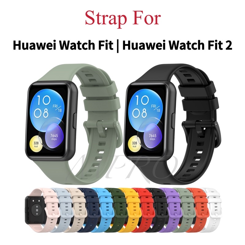 For Huawei Watch Fit / Huawei Watch Fit 2 Silicone Color Strap Smart
